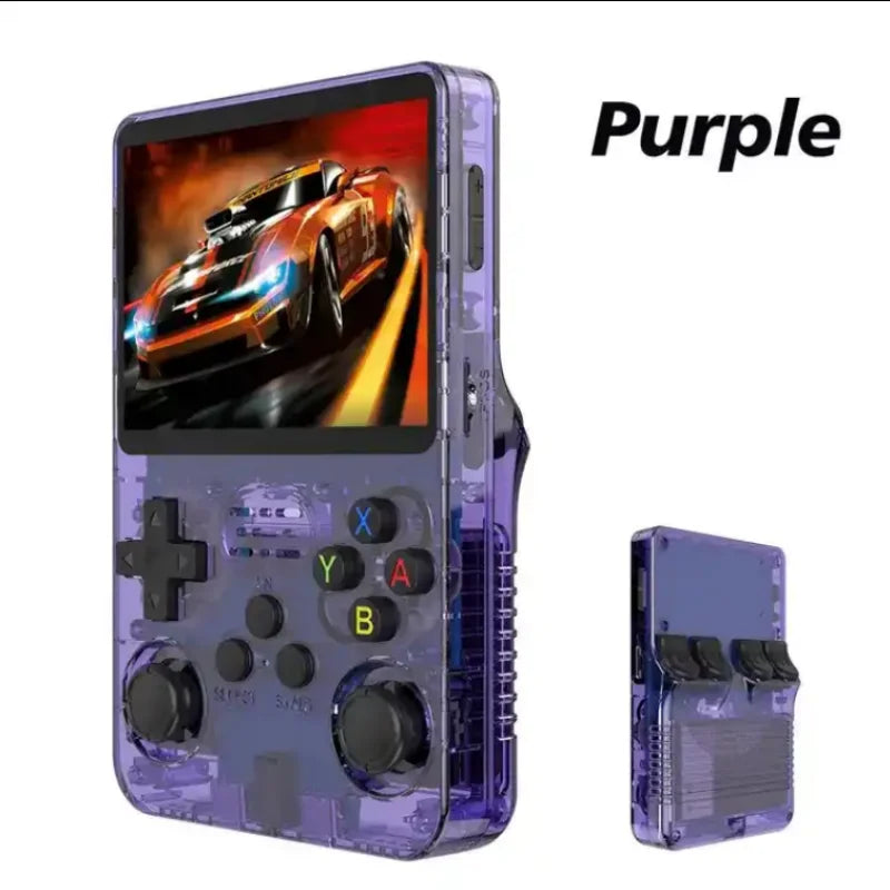 R36S Retro Handheld Video Game Console 3.5Inch IPS Screen Player Kid Portable Pocket Video Player 64GB 10000+ Games Linux System